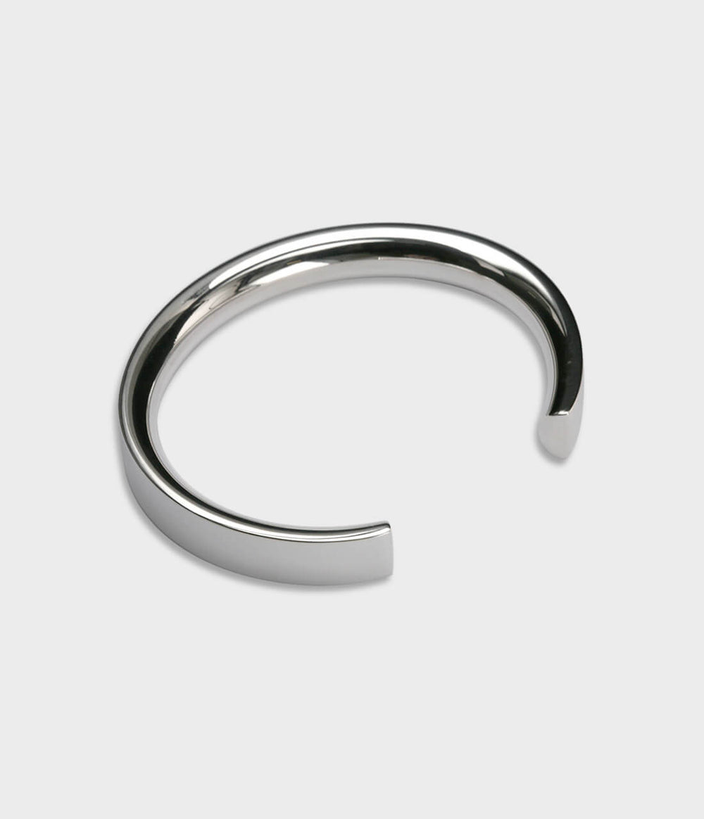 Viper 11 Bangle in Silver, Size Small