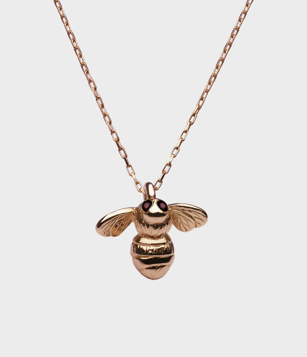 Bumblebee Charm Necklace