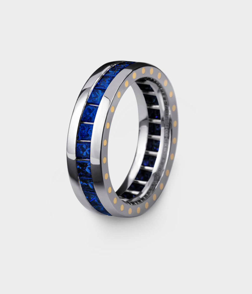 Geo Ellipse Eternity Ring