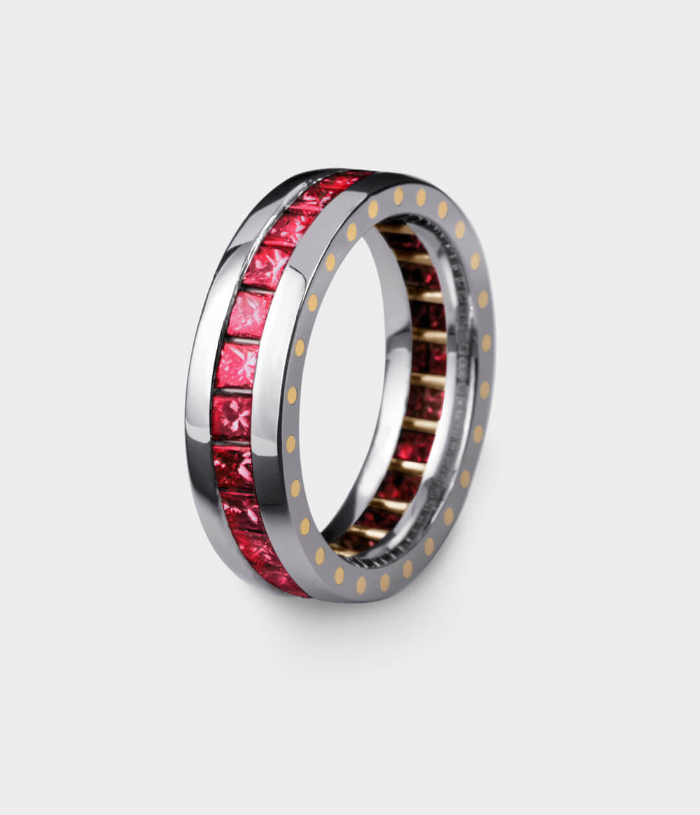 Geo Ellipse Eternity Ring