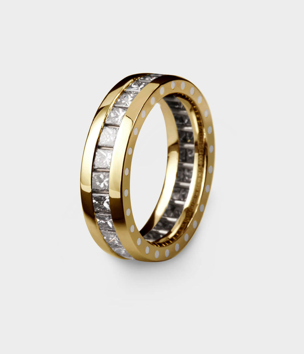 Geo Ellipse Eternity Ring